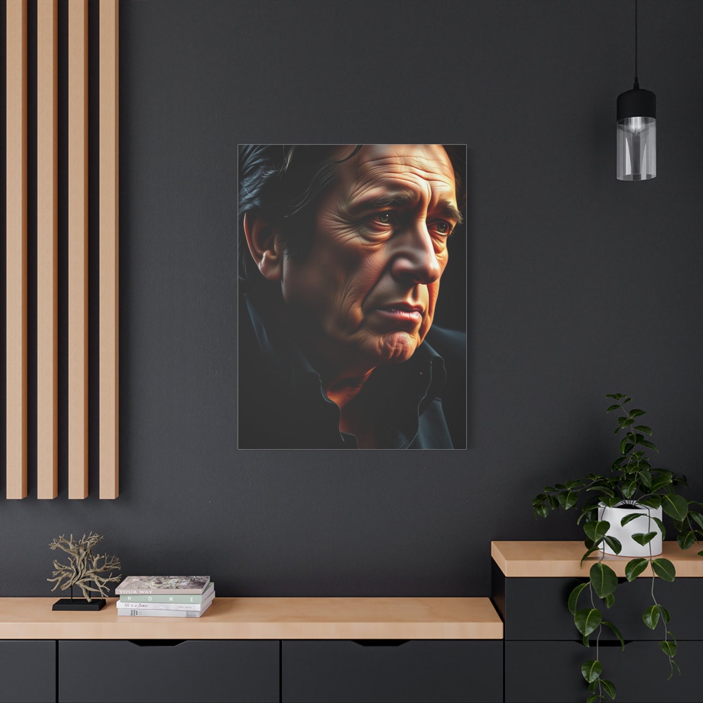 Vision Johnny Cash Art Art Wall Art & Canvas Print