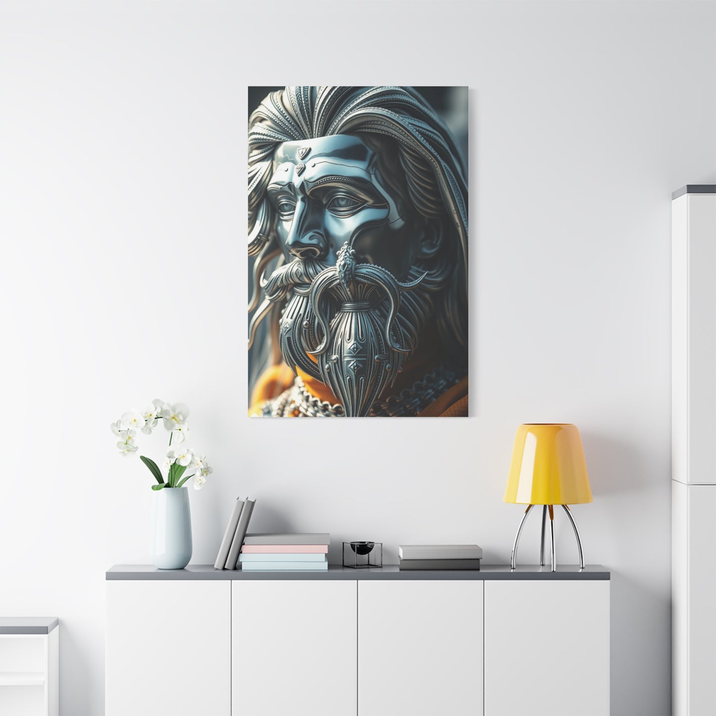 Gilded Greyscape Masterpiece wall art & canvas print