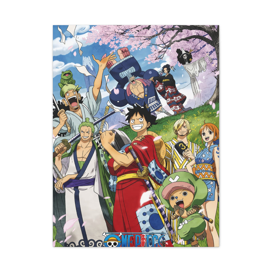 One Piece Wano Country Crew Poster Wall Art & Canvas Print