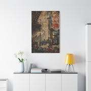 Urban Vintage Collage Skyline Wall Art & Canvas Print