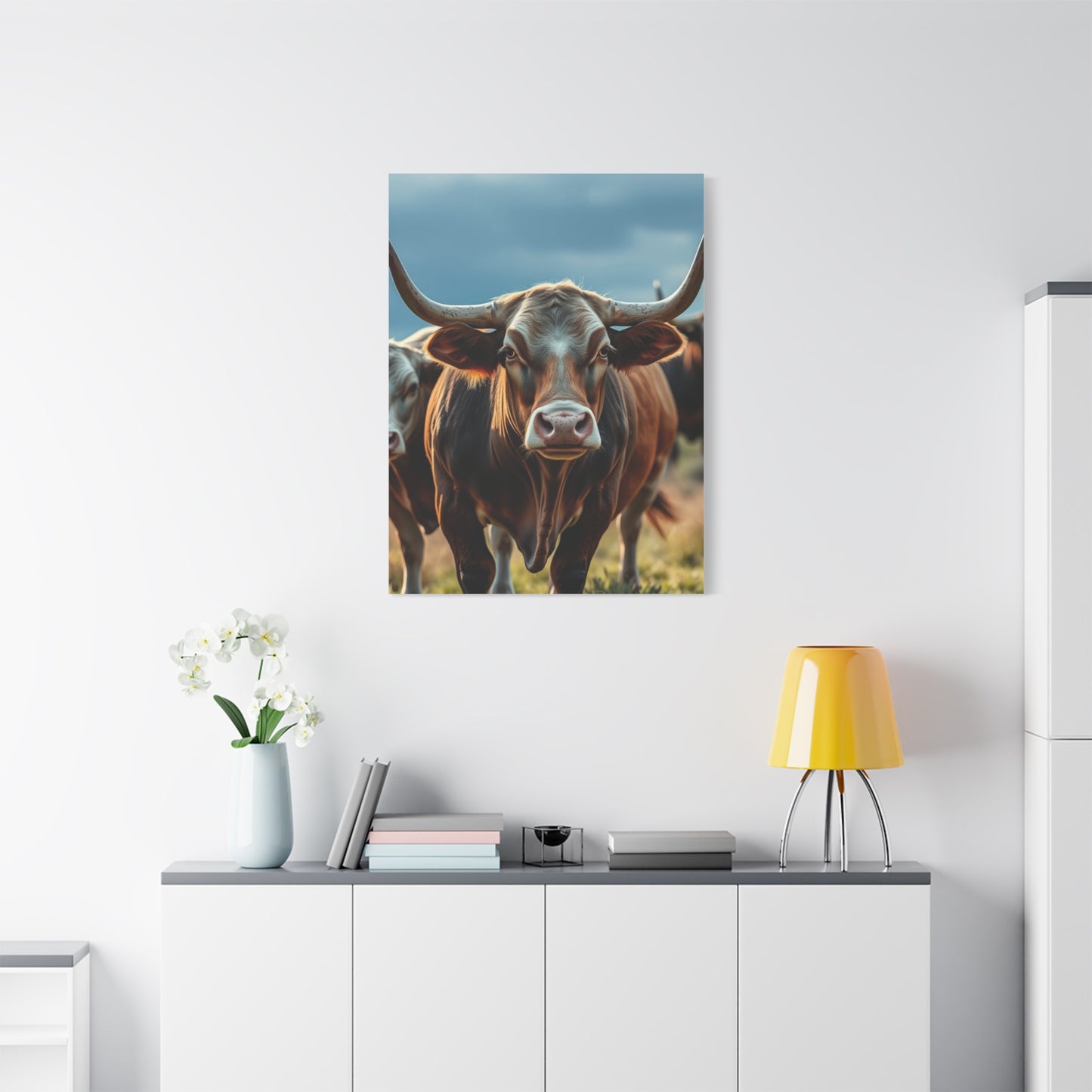 Serene Ruminant Elegance Wall Art & Canvas Print