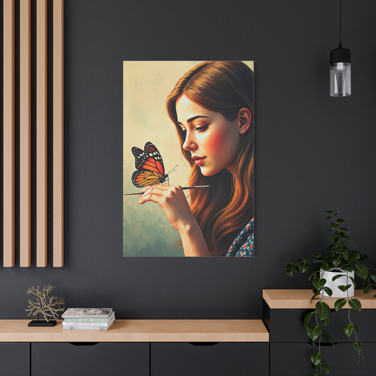 Butterfly Inspiration Portrait Wall Art & Canvas Prints