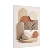 Neutral Gallery Shapes Wall Art & Canvas Print