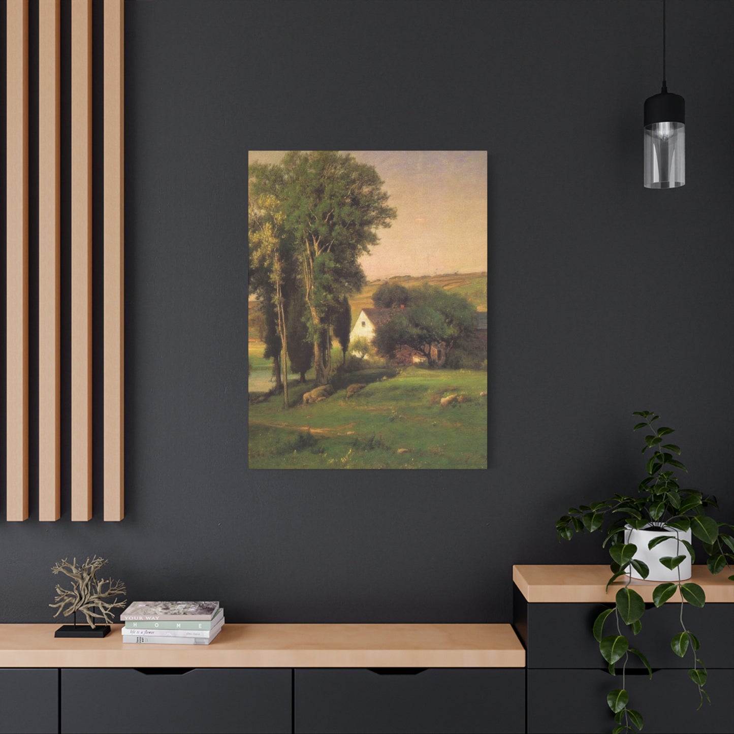 Old Homestead George Inness Wall Art & Canvas Prints