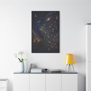 Celestial Peacock Constellation Wall Art & Canvas Print