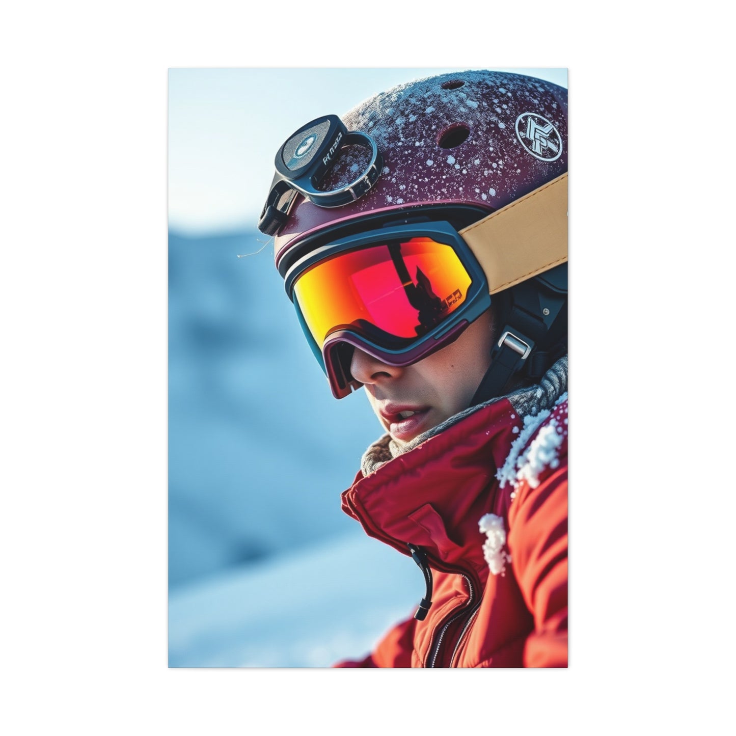 Skiing Art Supreme Canvas Wall Art & Canvas Print