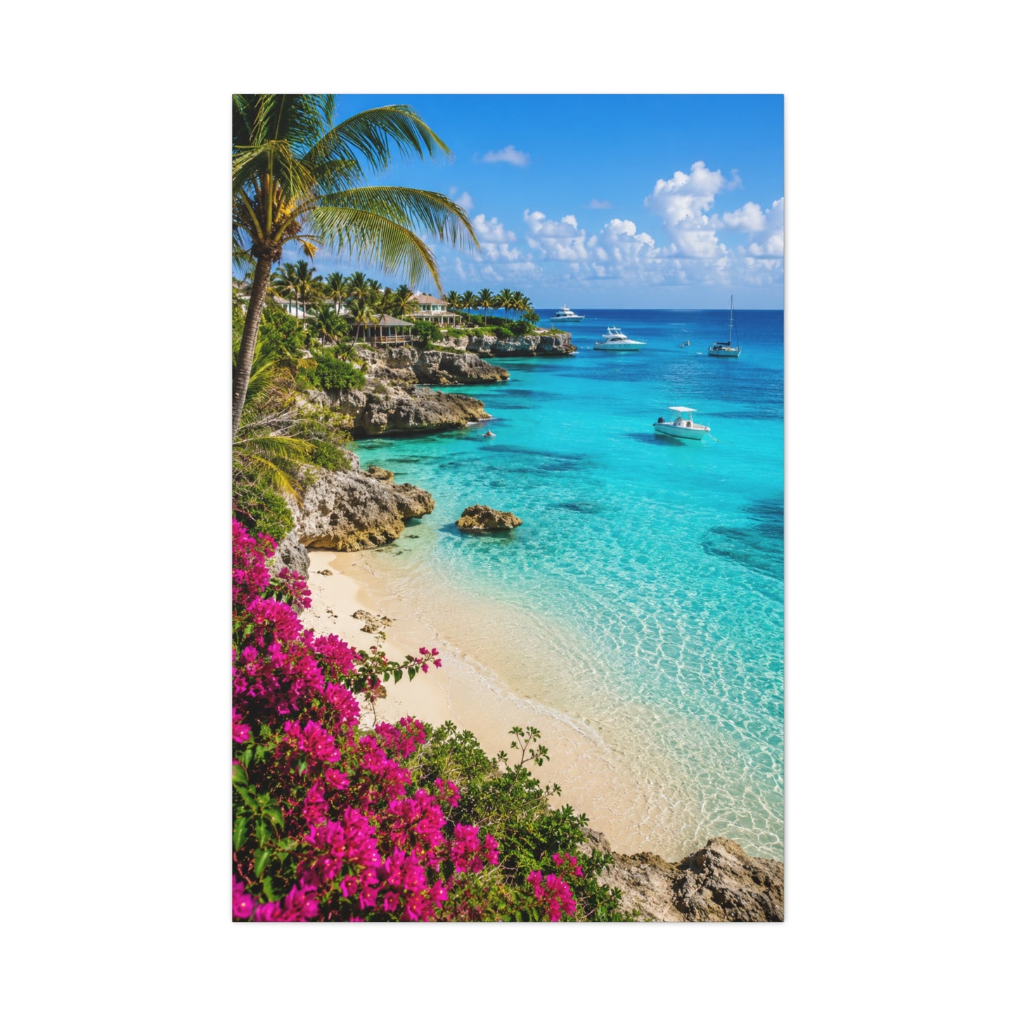 Grand Cayman Tropical Cove Wall Art & Canvas Print
