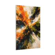 Radiant Orange Explosion Abstract Wall Art & Canvas Print