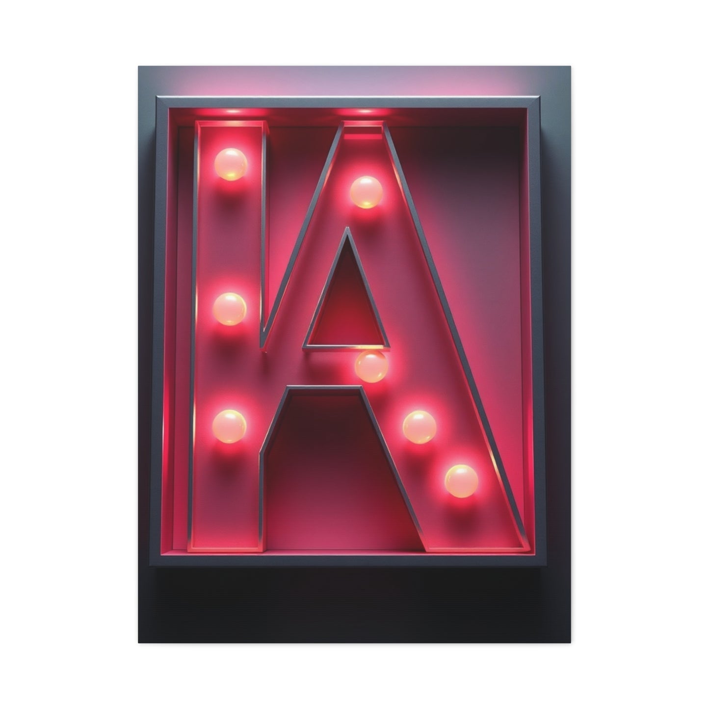 Luxury A Alphabet & Letter Art Collection Wall Art & Canvas Print