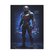 Futuristic Armored Sentinel Wall Art & Canvas Prints