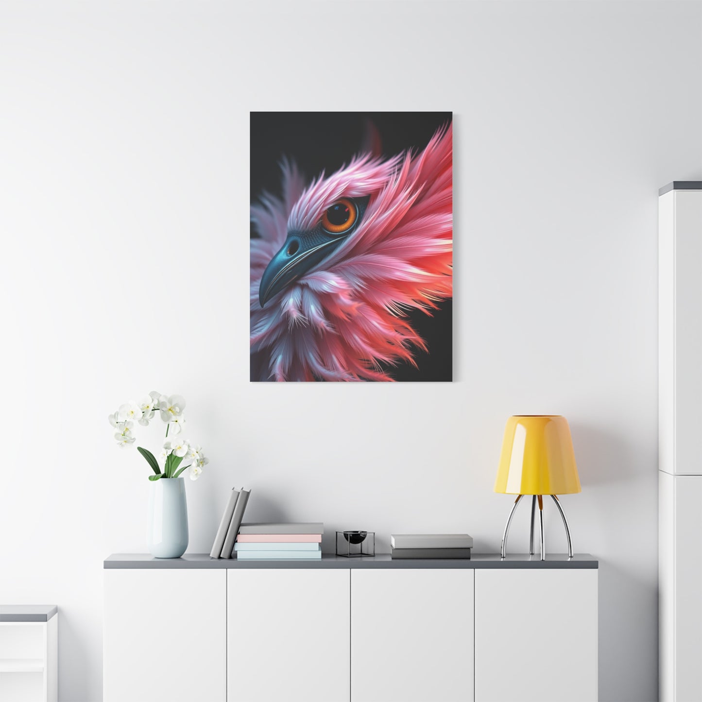 Celestial Feather Reverie Wall Art & Canvas Print