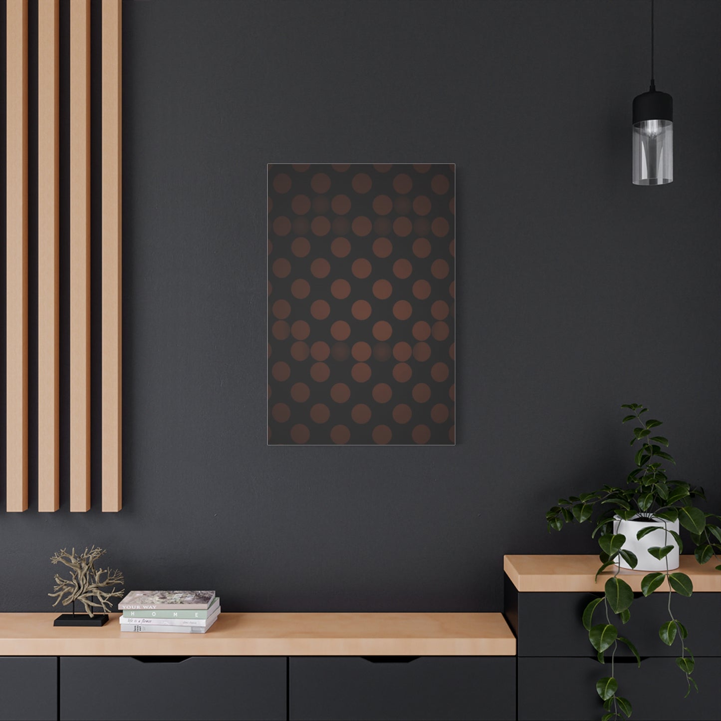 Polka Dot Pattern Art Supreme Canvas Wall Art & Canvas Print
