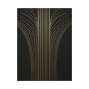Golden Palm Rise Art Deco Wall Art & Canvas Prints