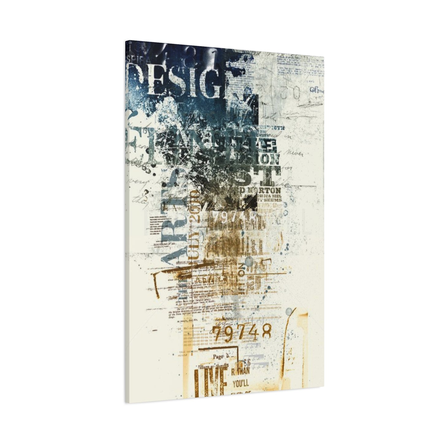 Stickers Painting Mixed Media Wall Art & Canvas Prints