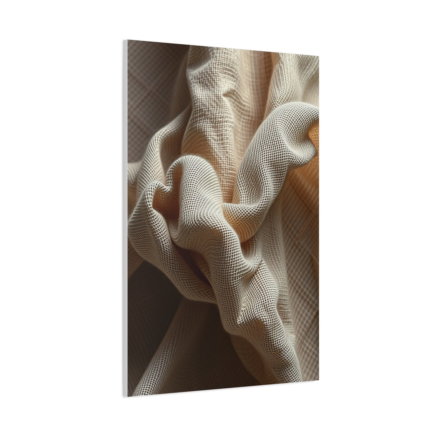 Supreme Taupe, Linen, and Gray Art Beautiful Collection Wall Art & Canvas Print