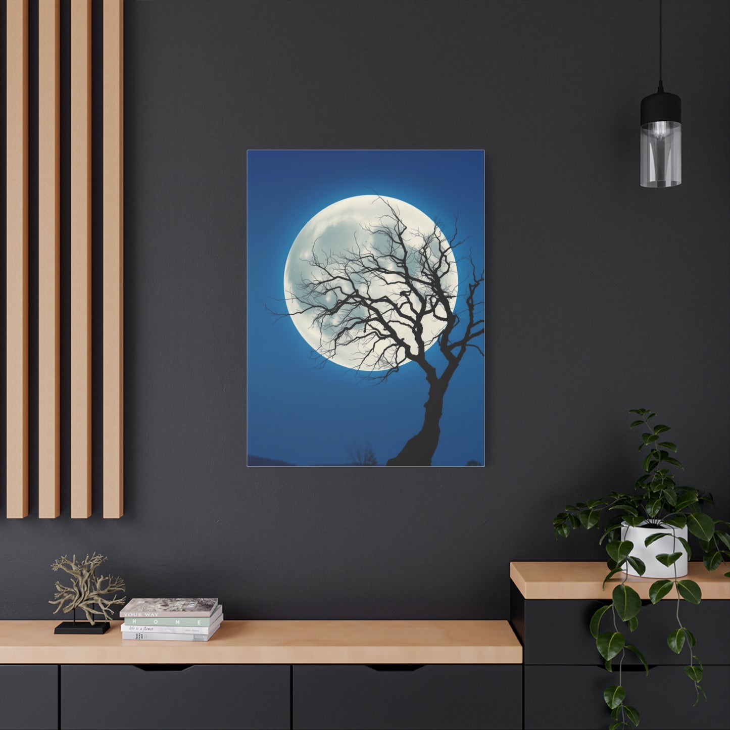 Vision Full Moon Art Art Wall Art & Canvas Print