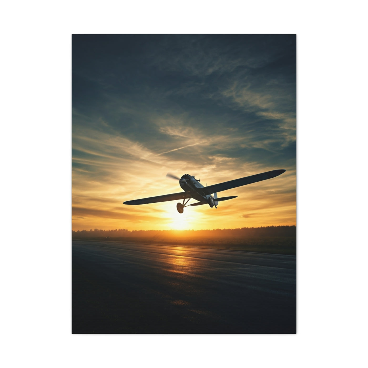 Sunset Glide Horizon Wall Art & Canvas Prints