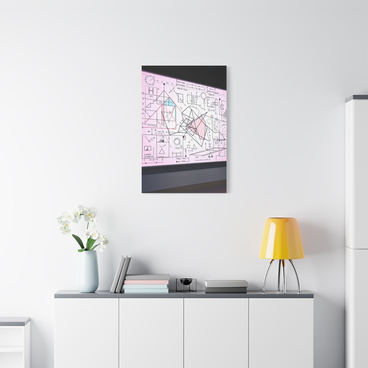 Modern Math Art for Creative Spaces Supreme Canvas Wall Art & Canvas Print