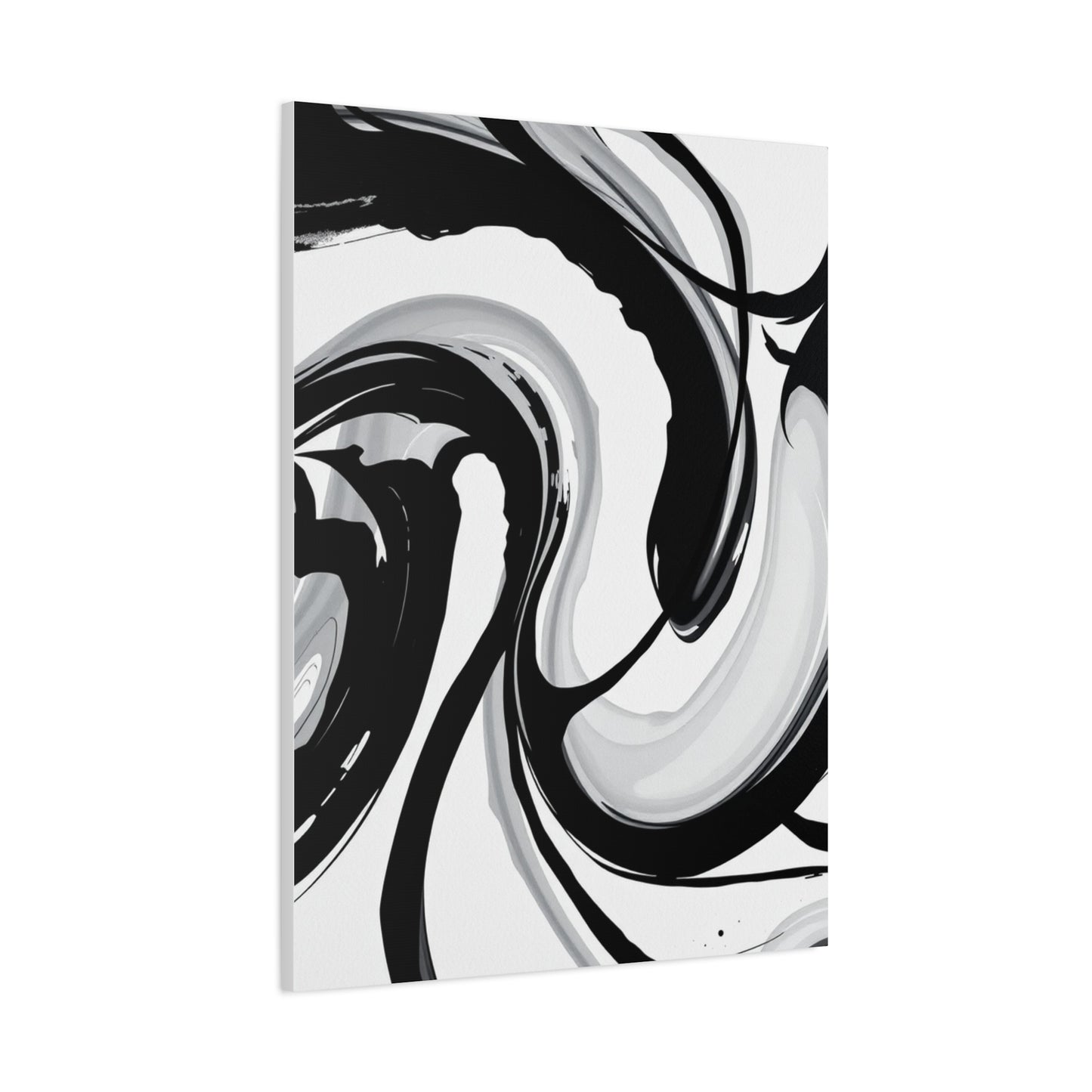 Black and White Abstract Art Refined Canvas Wall Art & Canvas Print