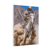 Dust Storm Cowboy Gallop Wall Art & Canvas Print