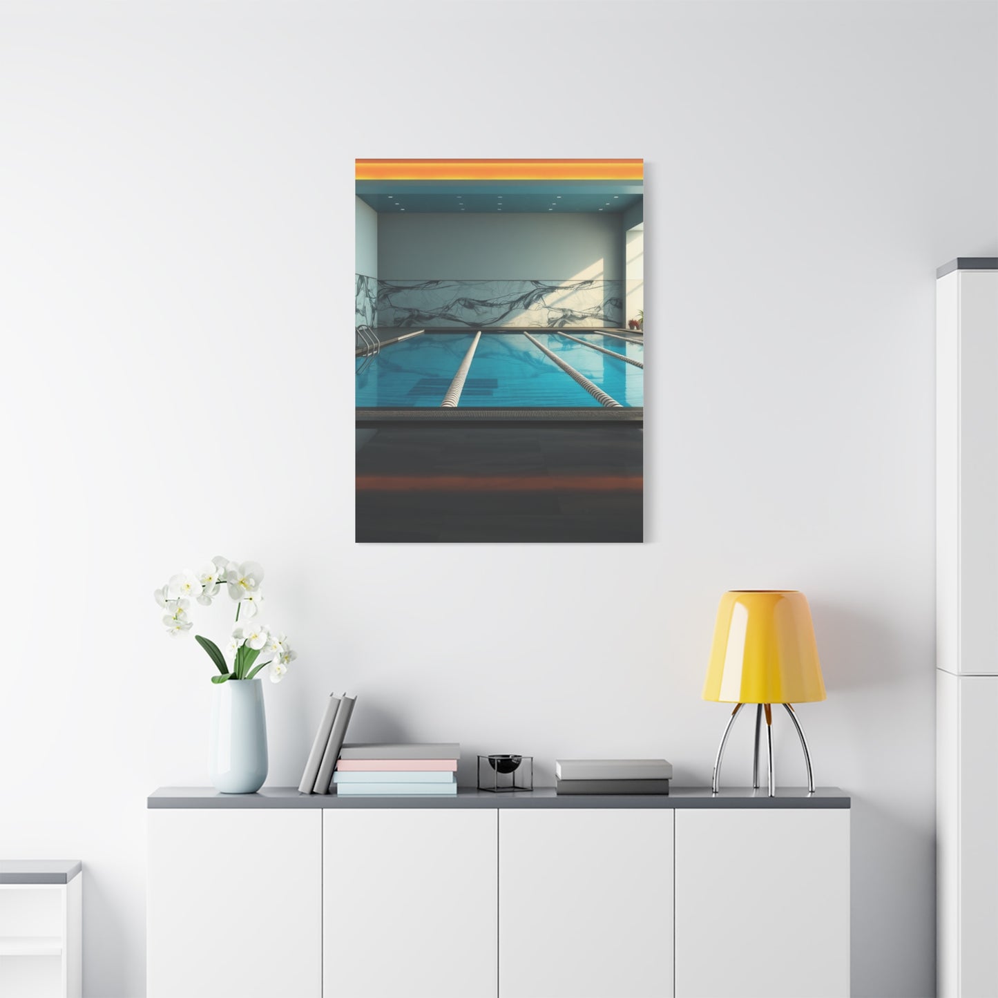 Masterpiece Swimming Pool Art Vision Wall Art & Canvas Print