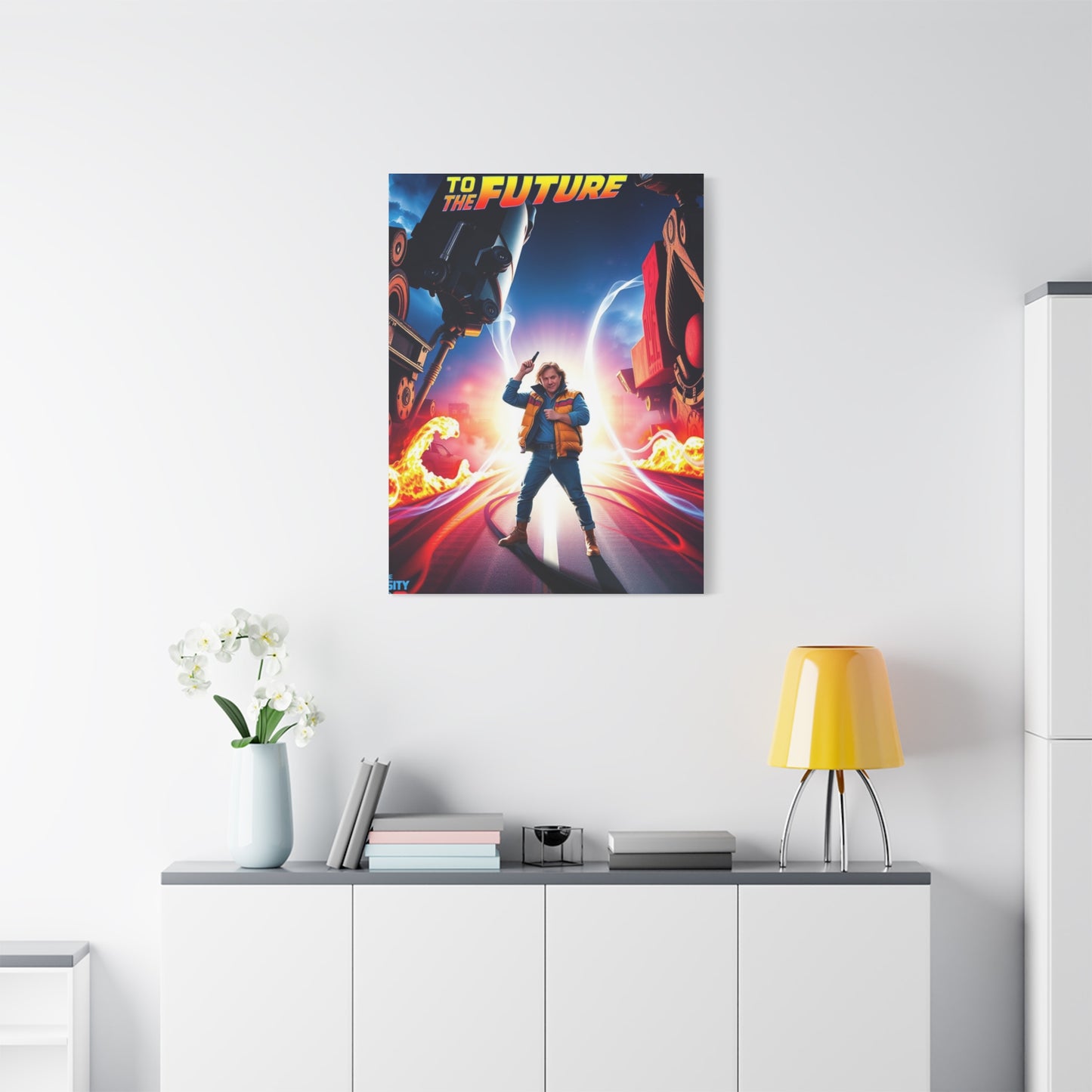 Back to the Future Art Luxury Canvas Wall Art & Canvas Print