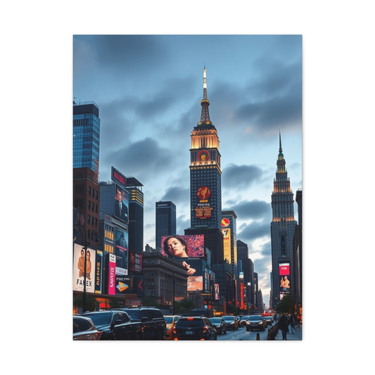 Concrete Jungle Elegance Wall Art & Canvas Print
