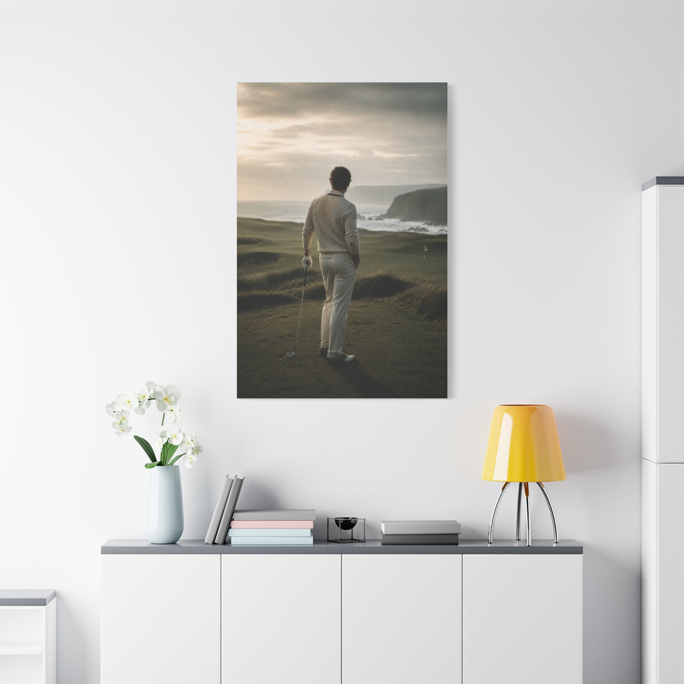 Old Money Coastal Golf Sports Wall Art & Canvas Print