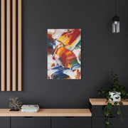 Bold Multicolor Abstract Brushstroke Wall Art & Canvas Print