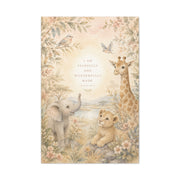 Fearfully and Wonderfully Made Nursery Scripture Wall Art & Canvas Print