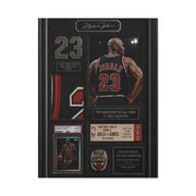 Michael Jordan Championship Memorabilia Sports Wall Art & Canvas Print