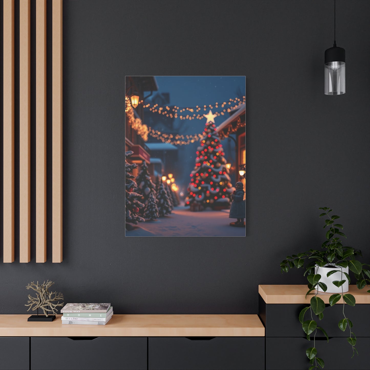 Collection Black Christmas Art Art Wall Art & Canvas Print