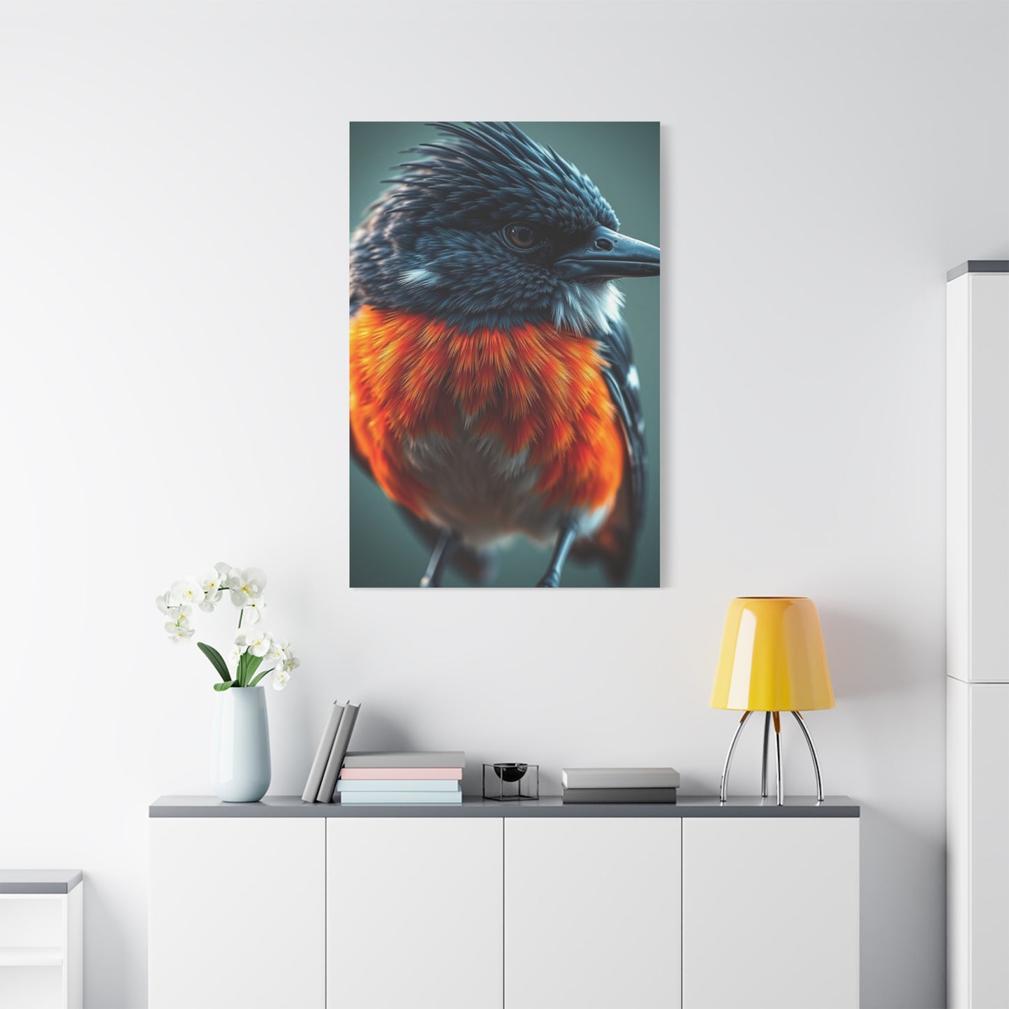 Plumed Elegance Artistry Wall Art & Canvas Print