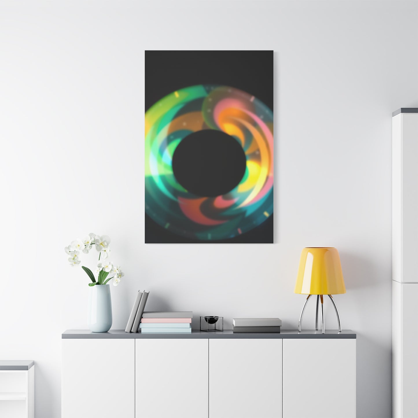 Elite Circular Abstract Art Vision Wall Art & Canvas Print