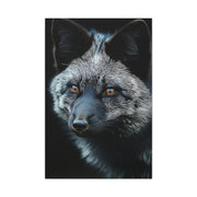 Silver Fox Velvet Portrait Wall Art & Canvas Print