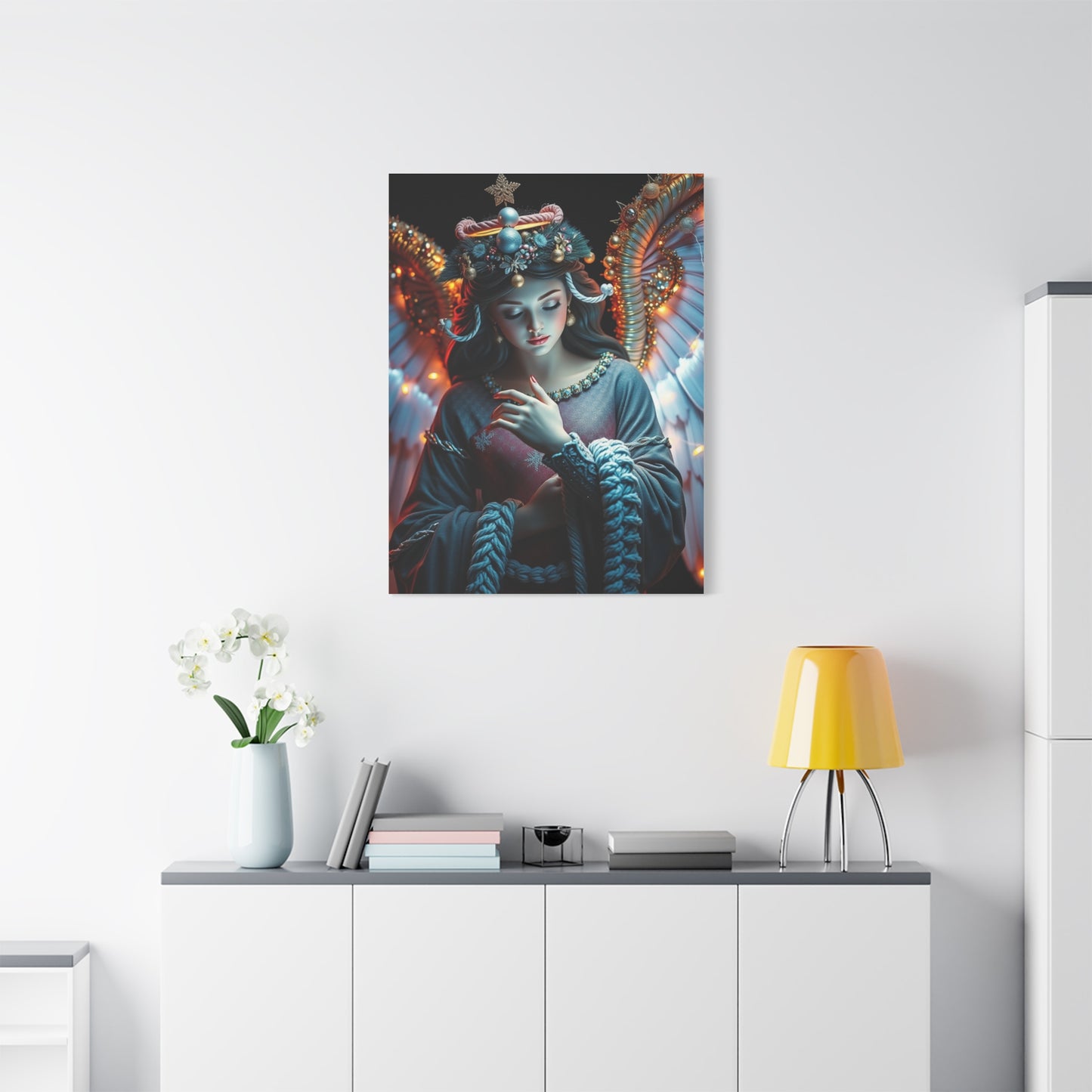 Christmas Angel Art Supreme Canvas Wall Art & Canvas Print