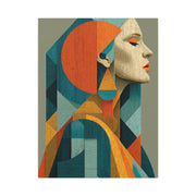 Abstract Modernist Profile Composition Wall Art & Canvas Print