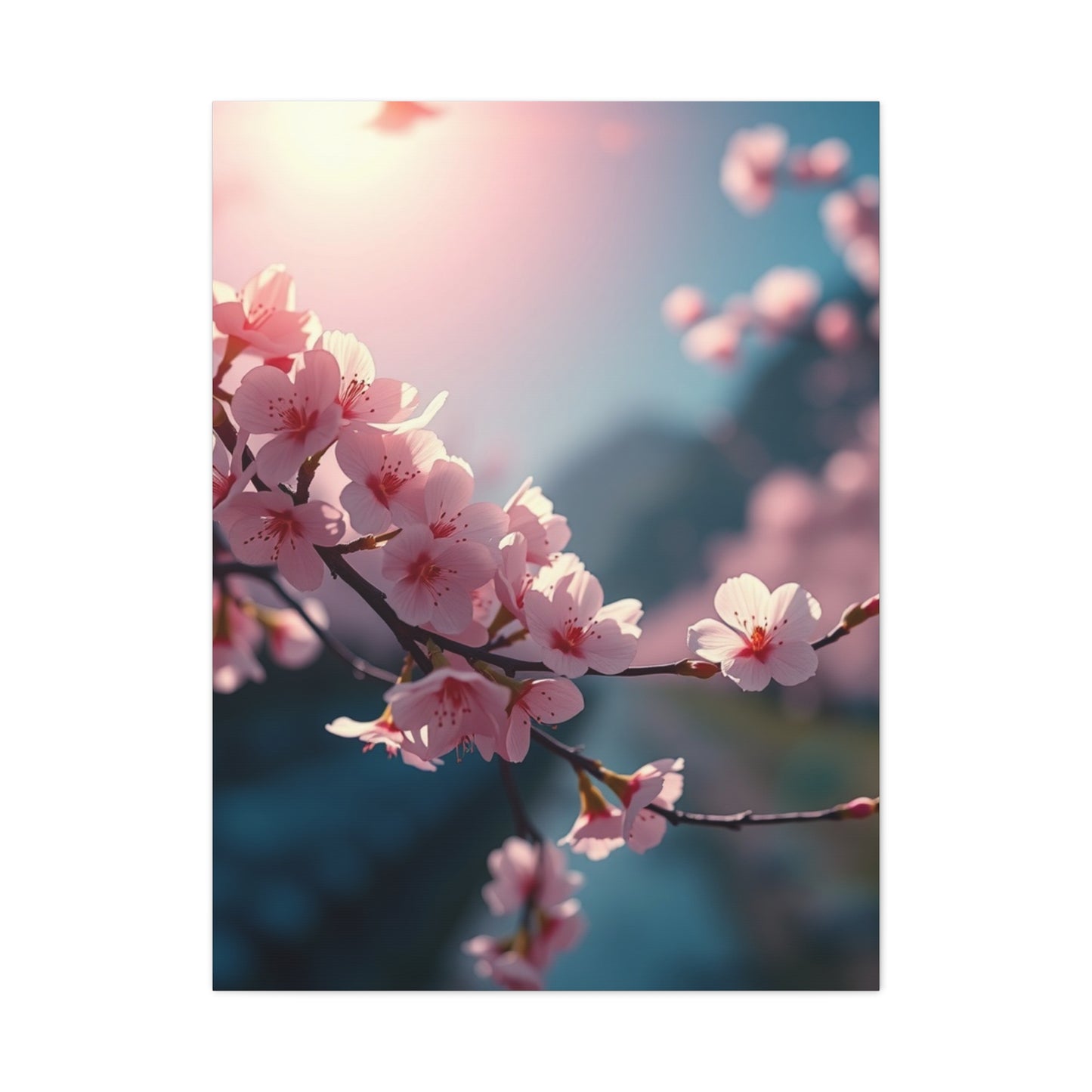 Cherry Blossom Wall Art Refined Canvas Wall Art & Canvas Print