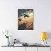 Desert Helicopter Expedition Wall Art & Canvas Prints