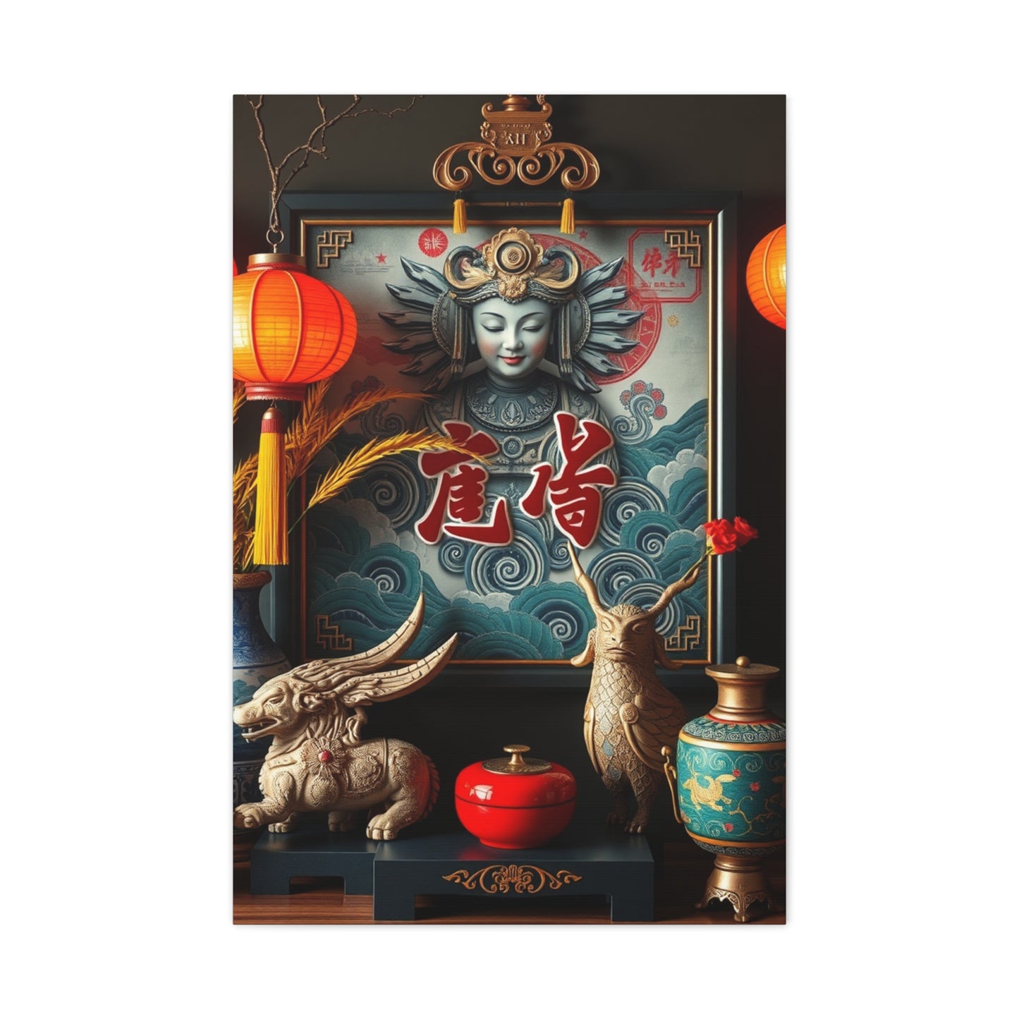 Asian Decor Art Refined Canvas Wall Art & Canvas Print