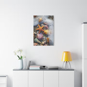 Seashells and Starfish on Ocean Shore Wall Art & Canvas Print