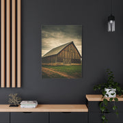 Weathered Stone Base Barn Wall Art & Canvas Prints