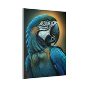 Blue Macaw with Vibrant Feathers Wall Art & Canvas Prints