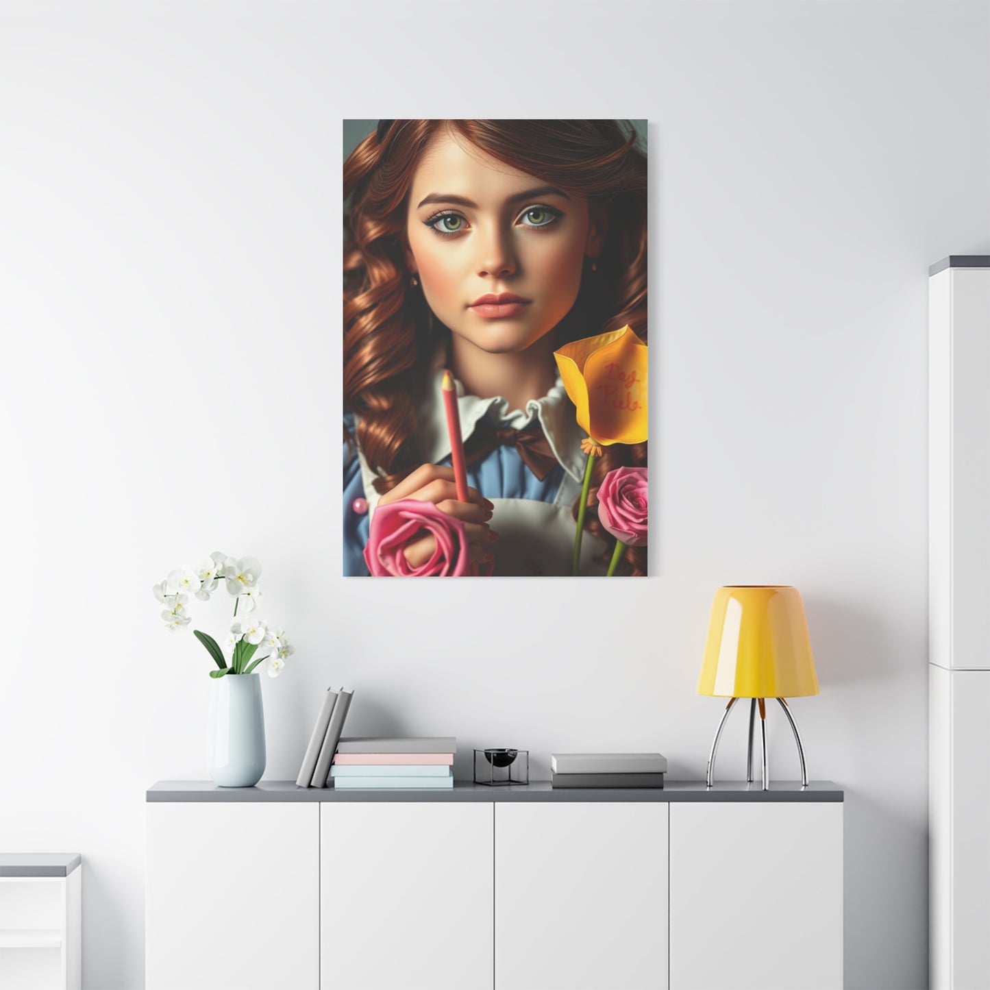 Alice In Wonderland Characters Art Premium Supreme Gallery Wall Art & Canvas Print
