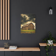 Weathered Barn Under Gathering Storm Wall Art & Canvas Prints