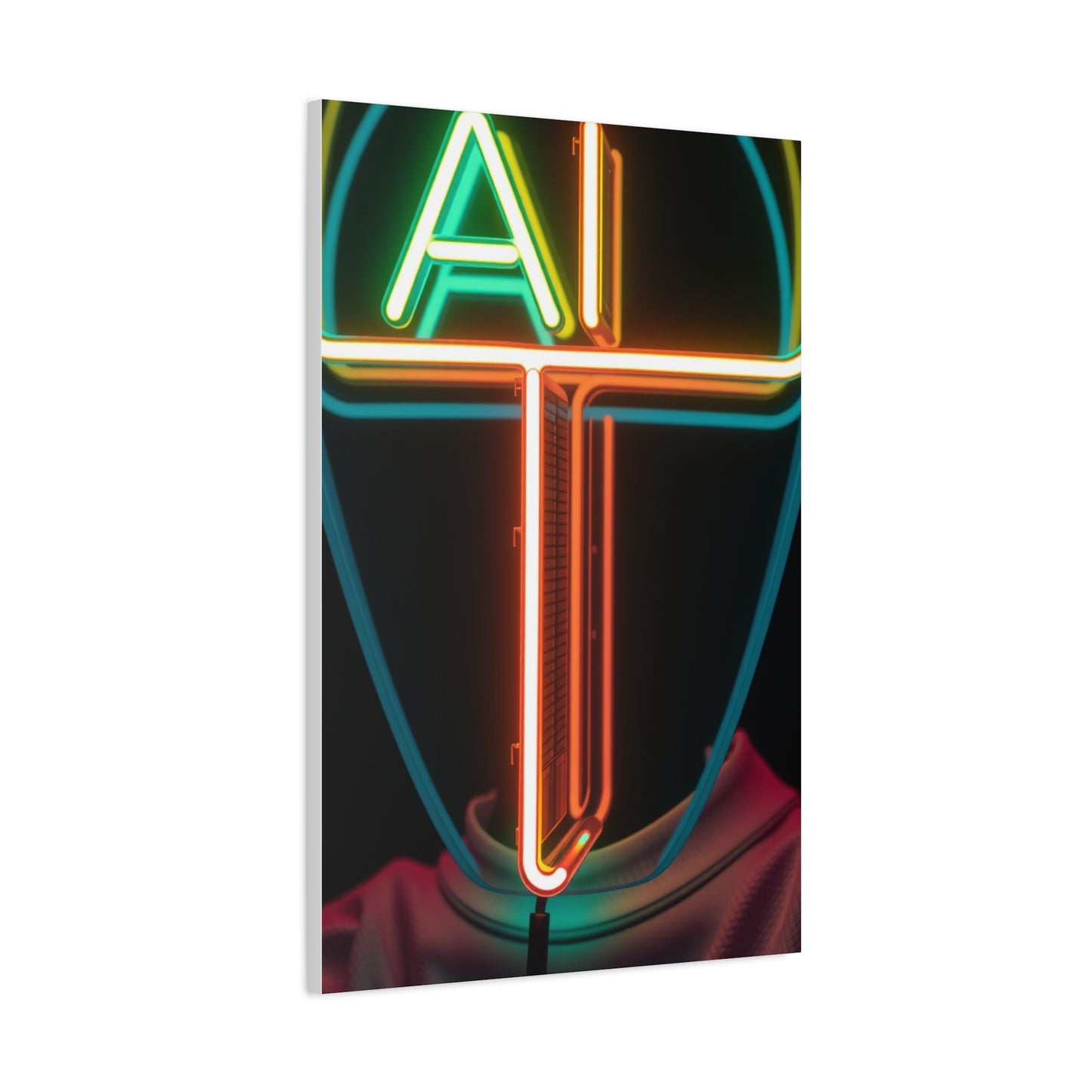 Fluorescent Splendor Art Wall Art & Canvas Print