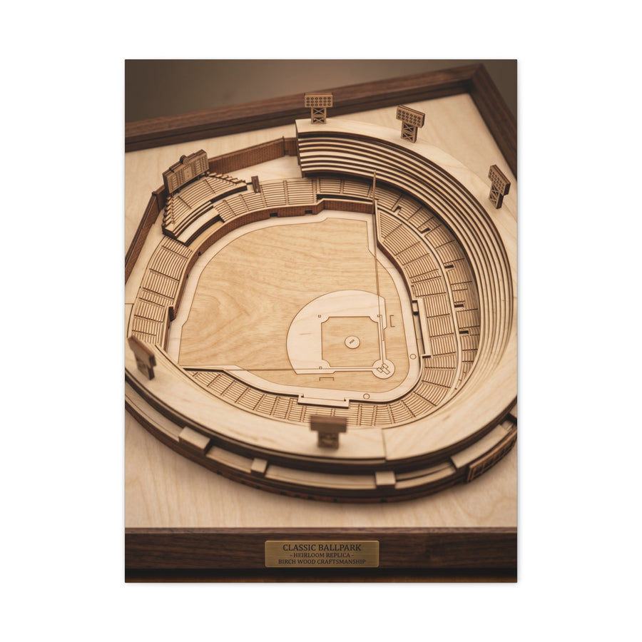 Classic Ballpark Replica Sports Wall Art & Canvas Print