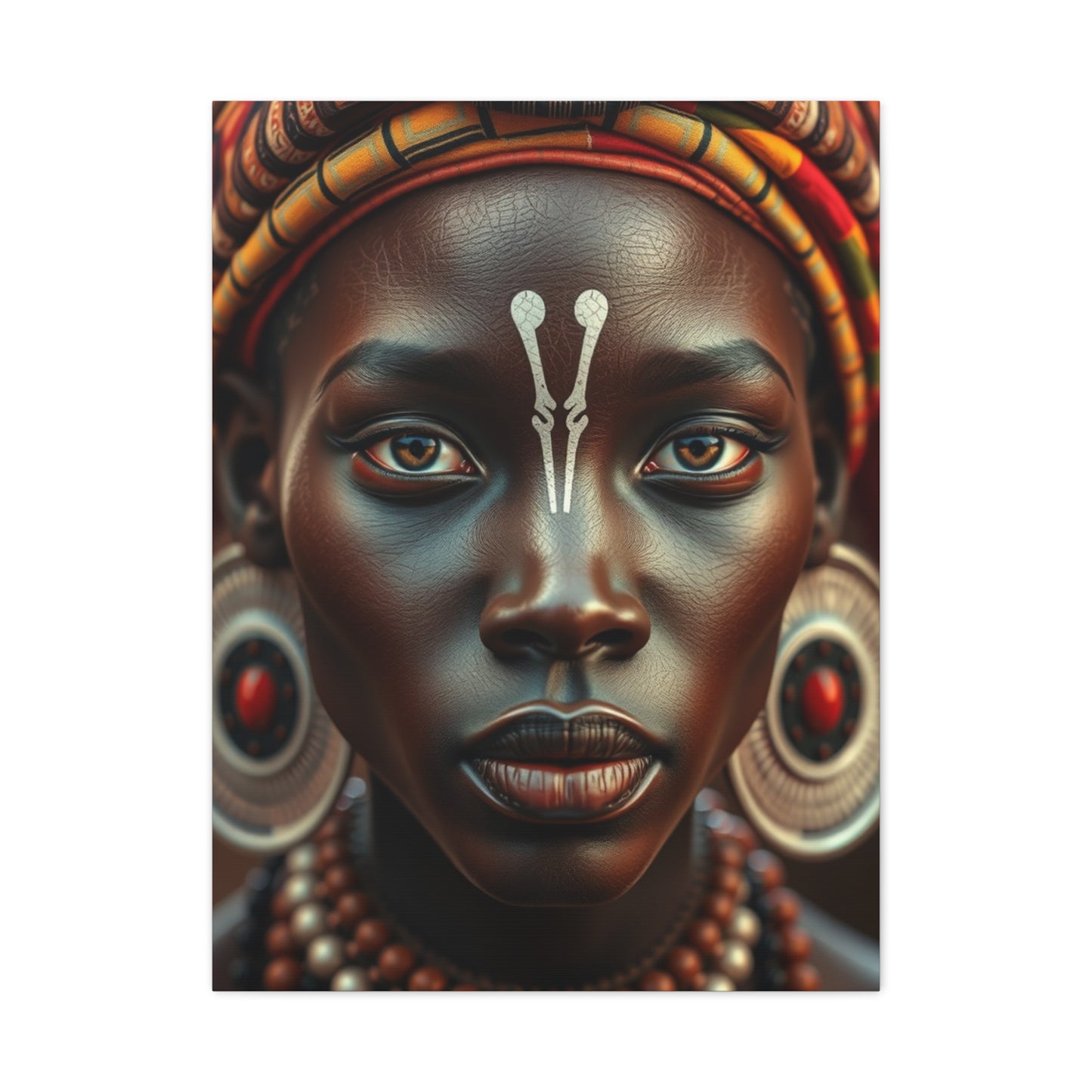 Gilded Ethnic Essence Artwork Wall Art & Canvas Print