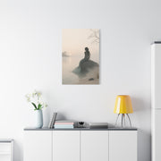 Misty Shore Mermaid Serenity Wall Art & Canvas Print
