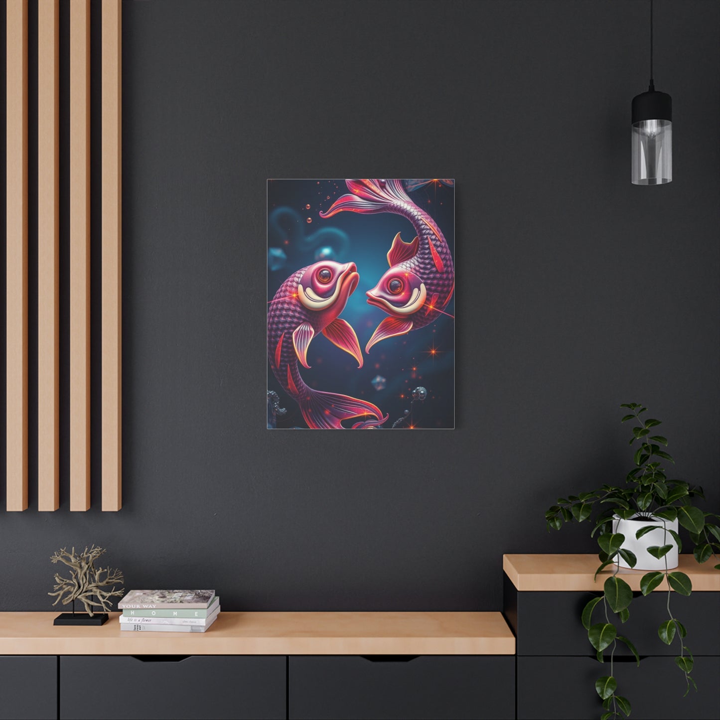 Aquatic Zodiac Opulence wall art & canvas print